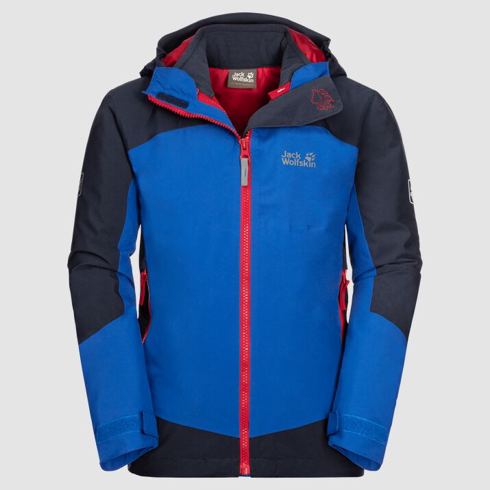 Jack Wolfskin Kids Ropi 3in1 Jacket Blue 705438IJP